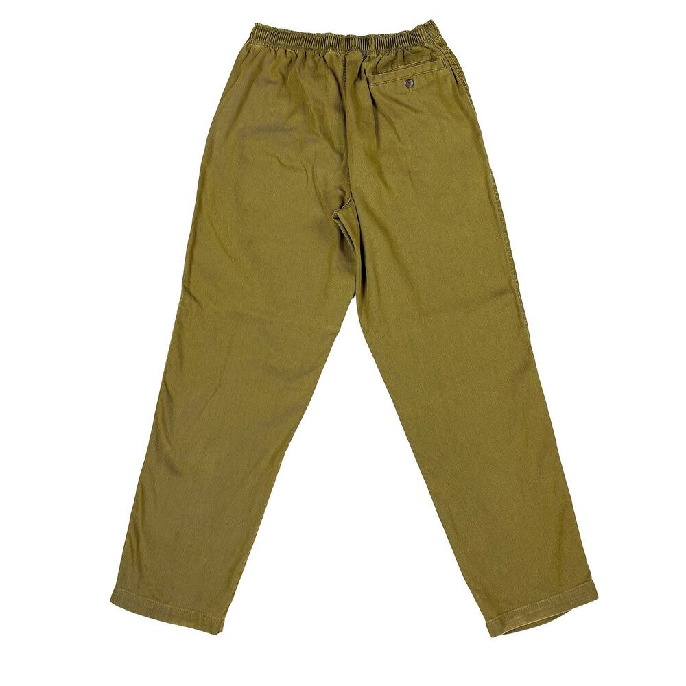 The Territory Ahead VTG Corduroy Pants Mens M Green Gold Cotton Elastic Waist